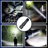 LATARKA SZPERACZ LED MOCNA AKUMULATOROWA USB TAKTYCZNA ZOOM SURVIVAL KABEL-5904703009115