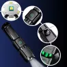LATARKA SZPERACZ LED MOCNA AKUMULATOROWA USB TAKTYCZNA ZOOM SURVIVAL KABEL-5904703009115