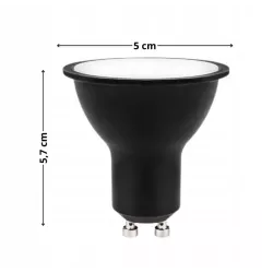 ŻARÓWKA GU10 LED SMD NW 9W VITA 4000K CZARNA 8989-5904703017684