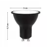 ŻARÓWKA GU10 LED SMD NW 9W VITA 4000K CZARNA 8989-5904703017684