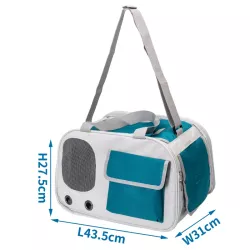 Torba transportowa na ramie dla małego psa lub kota 43.5x31x27.5cm - 8719138146437