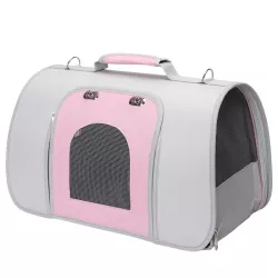 Torba transportowa dla kota lub małego psa z siatką 47.5x27x28.5cm - 8719138146505
