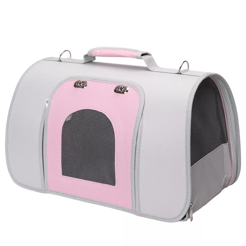 Torba transportowa dla kota lub małego psa z siatką 47.5x27x28.5cm - 8719138146505