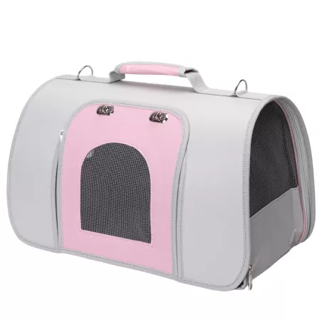 Torba transportowa dla kota lub małego psa z siatką 47.5x27x28.5cm - 8719138146505