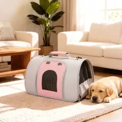 Torba transportowa dla kota lub małego psa z siatką 47.5x27x28.5cm - 8719138146505
