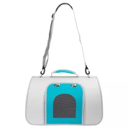Torba transportowa dla kota lub małego psa z siatką 47.5x27x28.5cm - 8719138146482
