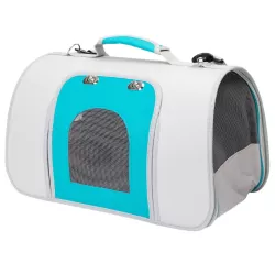 Torba transportowa dla kota lub małego psa z siatką 47.5x27x28.5cm - 8719138146482