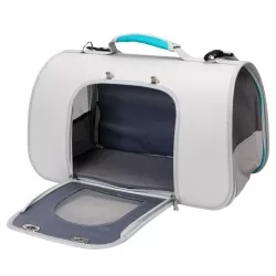 Torba transportowa dla kota lub małego psa z siatką 47.5x27x28.5cm - 8719138146482