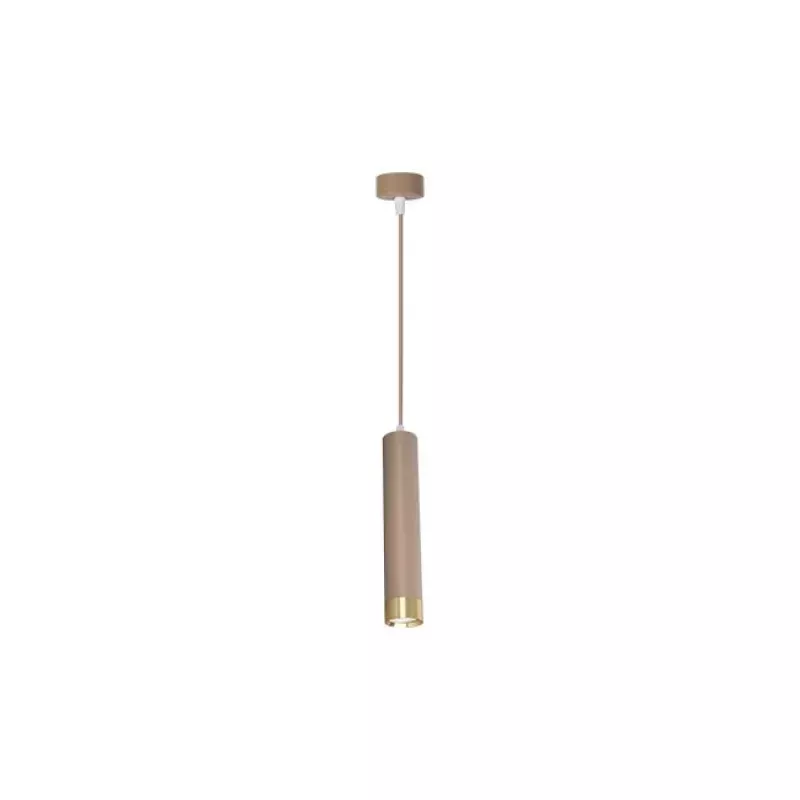 Lampa wisząca Keon GU10 x1 beż+złoty-5904703030690