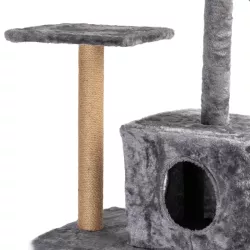 Duże drzewko dla kota drapak 6-Poziomowy 125 cm z hamakiem I domkiem - 8719138145409