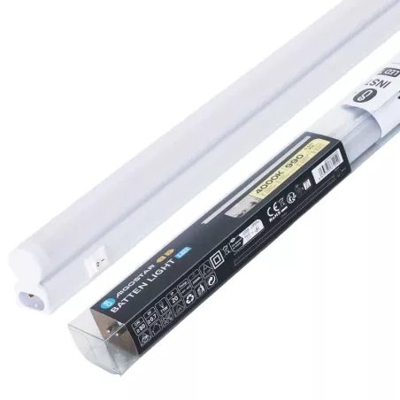 Świetlówka listwa LED oprawa T5 9W 4000K 0.6m biała neutralna 990lm - 8433325372040