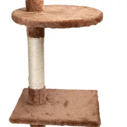 Duże drzewko dla kota drapak 5-Poziomowy 136 cm z myszką I domkiem - 8719138145393