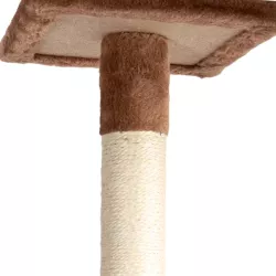 Duże drzewko dla kota drapak 5-Poziomowy 136 cm z myszką I domkiem - 8719138145393