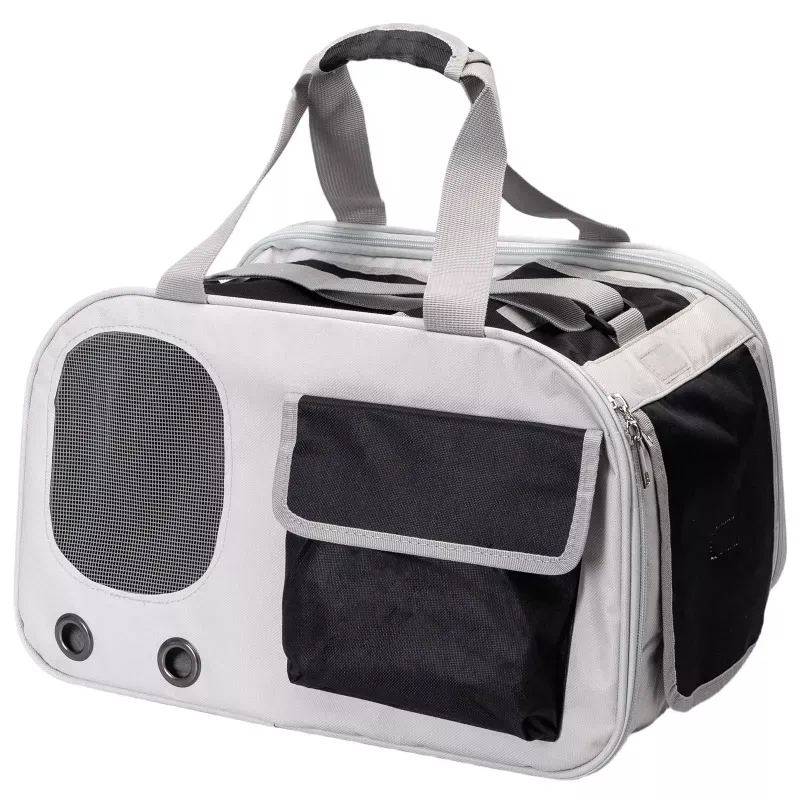 Torba transportowa na ramie dla małego psa lub kota 43.5x31x27.5cm - 8719138146420