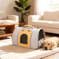 Torba transportowa dla kota lub małego psa z siatką 47.5x27x28.5cm - 8719138146499