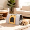 Torba transportowa dla kota lub małego psa z siatką 47.5x27x28.5cm - 8719138146499