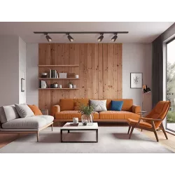 Reflektor GU10 na szynę 1-faza, kolor czarny + złoty, XUDO, XD-IK252B-5904703011576