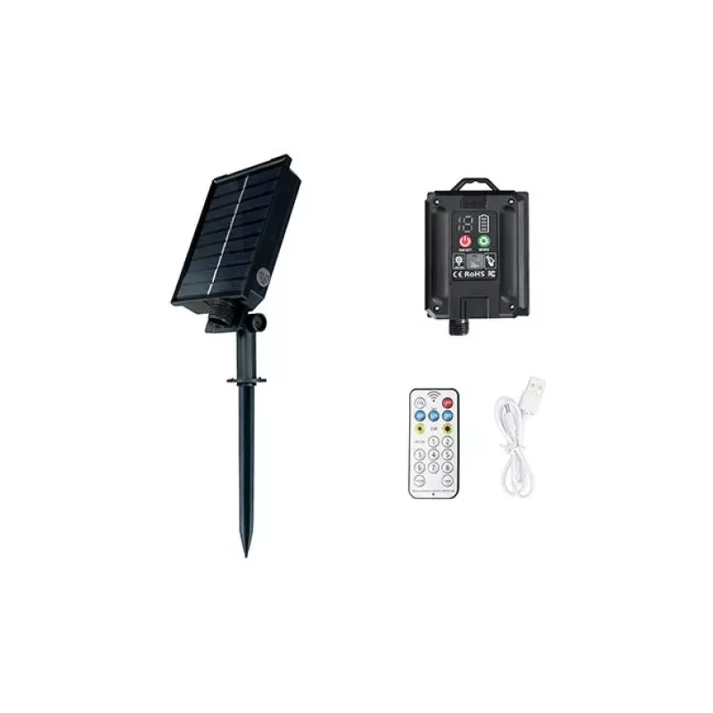 Panel solarny LED IP44 Neo 24V 1W 1200mAh-5904703029496