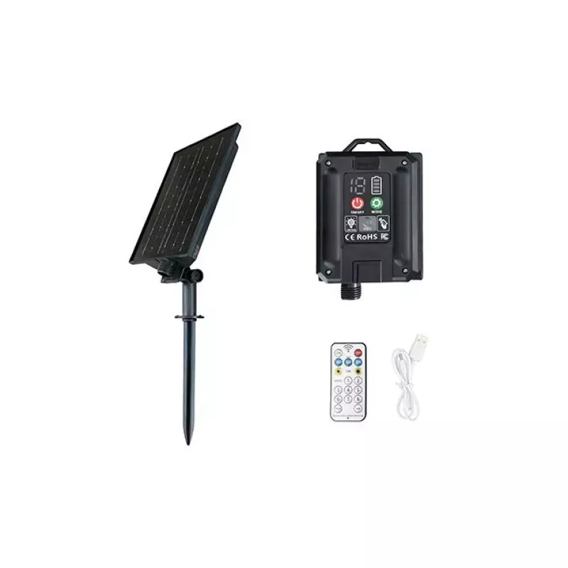 Panel solarny LED IP44 Neo 24V 3W 2400mAh-5904703029519