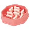 Miska spowalniająca jedzenia dla psa lub kota 490ml z przeszkodami - 8719138145249