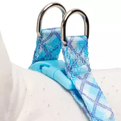 Szelki dla małych psów w Kratkę - Rozmiar S (30-45 cm) - 8719138146291