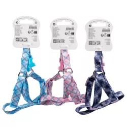 Szelki dla małych psów w Kratkę - Rozmiar S (30-45 cm) - 8719138146291