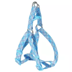 Szelki dla psa w Kratkę - Rozmiar M (40-60 cm) - Kolorowe - 8719138146307