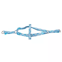 Szelki dla psa w Kratkę - Rozmiar M (40-60 cm) - Kolorowe - 8719138146307