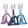 Szelki dla psa w Kratkę - Rozmiar M (40-60 cm) - Kolorowe - 8719138146307