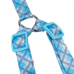 Szelki dla psa w Kratkę - Rozmiar L (55-70 cm) - Kolorowe - 8719138146314