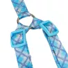 Szelki dla psa w Kratkę - Rozmiar L (55-70 cm) - Kolorowe - 8719138146314