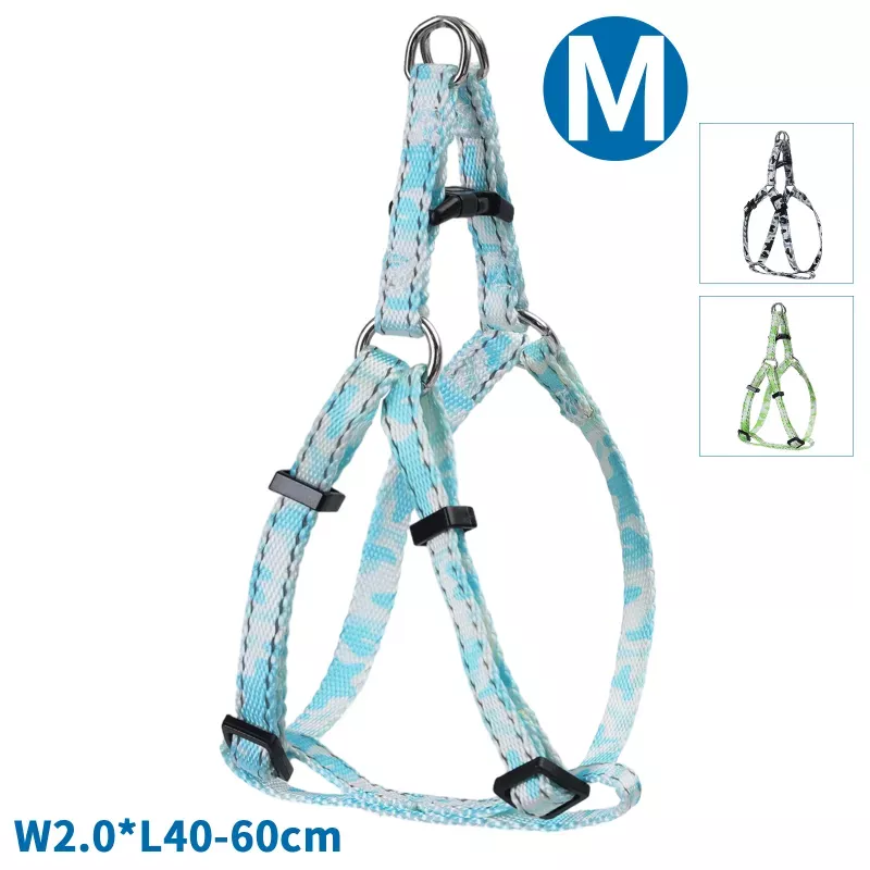 Szelki dla psa Kamuflaż - Rozmiar M (2.0x40-60cm) - 8719138146383