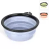 Składana 350ml miska dla psa turystyczna z karabińczykiem 12.5x5cm-8719138212255