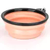 Składana 350ml miska dla psa turystyczna z karabińczykiem 12.5x5cm-8719138212255