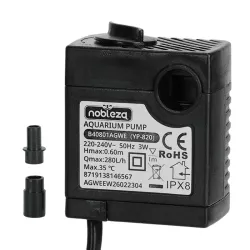 Pompka zanurzeniowa napowietrz 3W 280L/h do akwarium z regulacją - 8719138146567