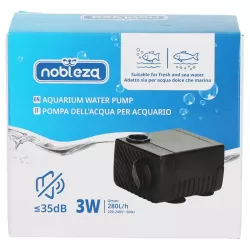 Pompka zanurzeniowa napowietrz 3W 280L/h do akwarium z regulacją - 8719138146567
