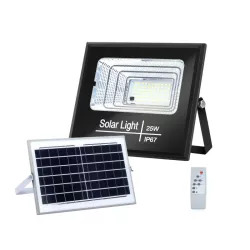 Zestaw solarny rozdzielny o mocy LED 25W naświetlacz panel i dodatki - 8433325211868