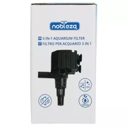 Filtr akwariowy wewnętrzny 800L/h pompa do gąbki cyrkulator wody - 8719138146604