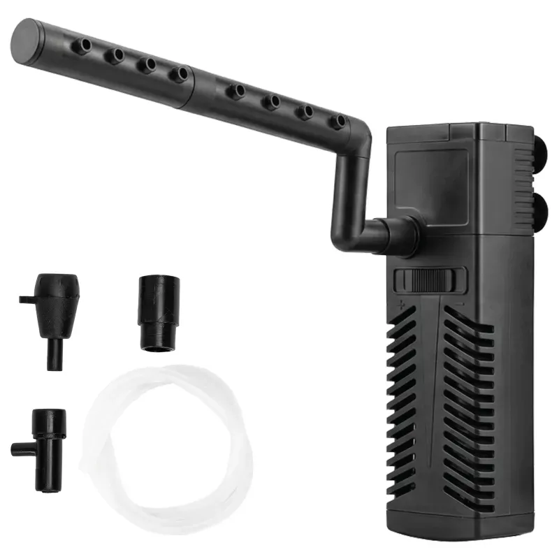 Filtr wewnętrzny 5W akwarium z deszczownicą i regulacja do 350L/h - 8719138146628