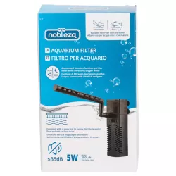 Filtr wewnętrzny 5W akwarium z deszczownicą i regulacja do 350L/h - 8719138146628