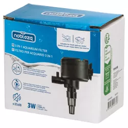 Filtr akwariowy wewnętrzny 300L/h pompa do gąbki cyrkulator wody - 8719138146703