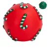 Świąteczna Zabawka dla Psa - Piłka Piszcząca Laski Cukrowe 7cm - 8719138144389
