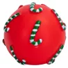 Świąteczna Zabawka dla Psa - Piłka Piszcząca Laski Cukrowe 7cm - 8719138144389