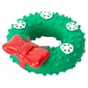 Wieniec świąteczny zabawka dla psa 12x4cm - piszczący duży gryzak - 8719138144396