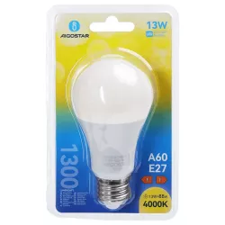 Żarówka okrągła LED A60 E27 13W barwa neutralna biel 4000K jasna 1300lm - 8433325350901