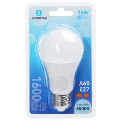 Żarówka okrągła LED A60 E27 16W barwa zimna biel 6500K jasna 1600lm - 8433325351021