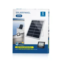 Zestaw solarny rozdzielny o mocy LED 60W naświetlacz panel oraz pilot - 8433325211882