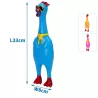 Gumowy kurczak piszcząca zabawka dla psa wysokość 33cm duży gryzak - 8719138146819