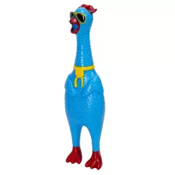 Gumowy kurczak piszcząca zabawka dla psa wysokość 33cm duży gryzak - 8719138146819