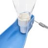 Przenośna butelka na wodę z poidłem dla zwierząt 413ml niebieska - 8719138145164